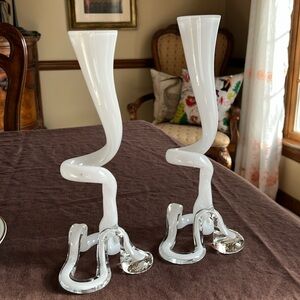 Art Glass Vase (set of 2)